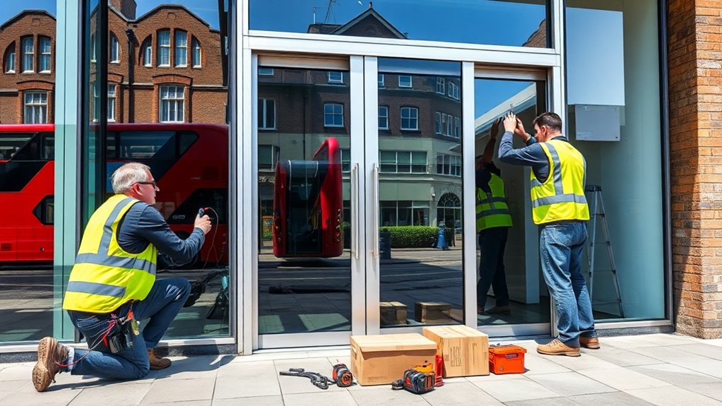 Automatic Door Installation Aldgate