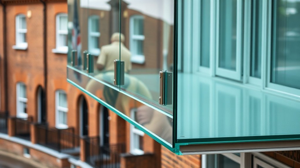 Glass Balcony Installation Aldgate