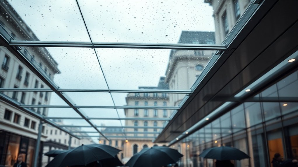 Glass Canopies Aldgate