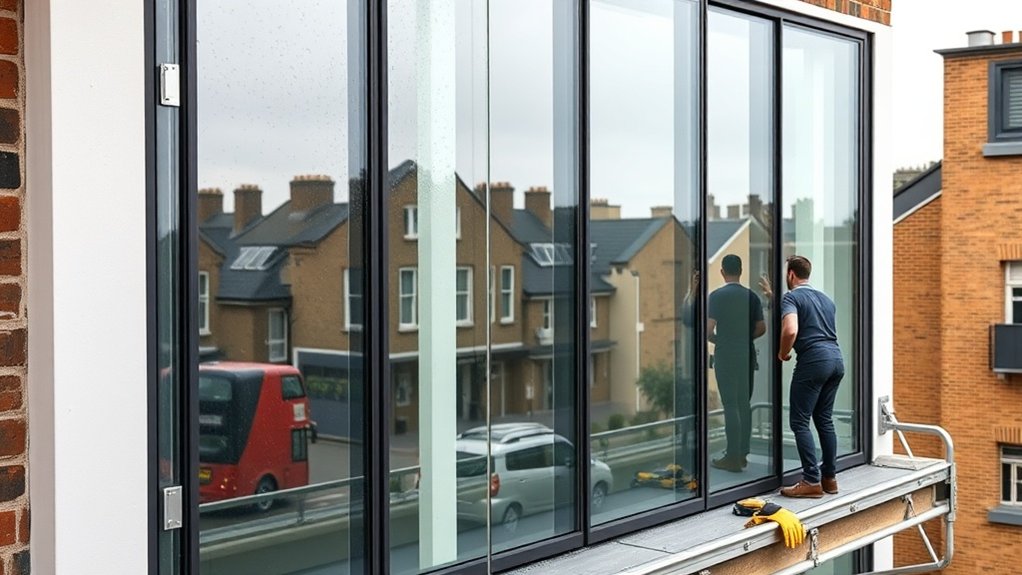 Polycarbonate to Glass Conversion Aldgate