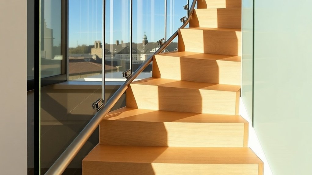 Staircase Glass Panels Aldgate