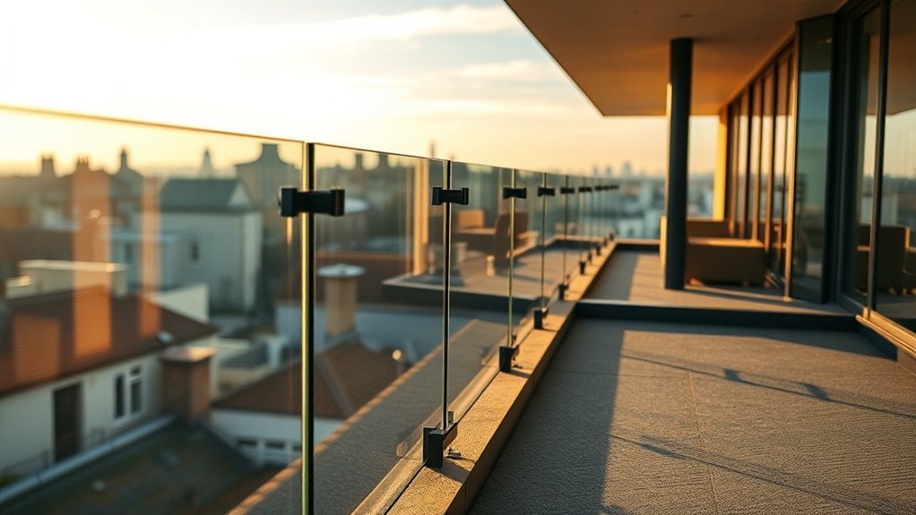 Terrace Glass Balustrades Aldgate